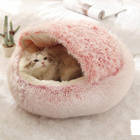 2 In 1 Pet Bed Fluffy Warm Bed